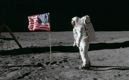 NASA Peringati 55 Tahun Misi Apollo, Pendaratan Manusia Pertama di Bulan