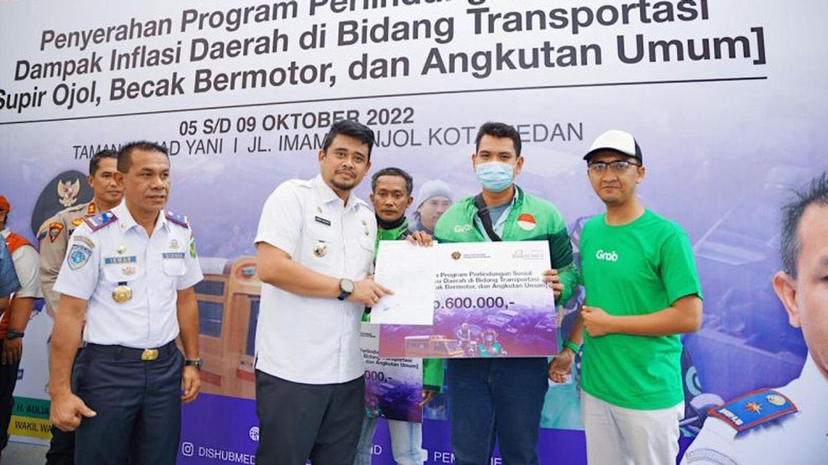 Bobby Nasution Gives Subsidy Rp600 Thousand For Ojol And Betor In Medan