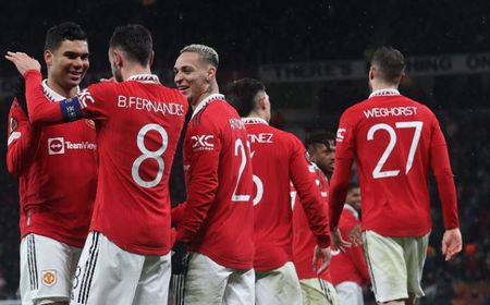 Hasil Lengkap Leg Pertama 16 Besar Liga Europa: Manchester United Menang Telak