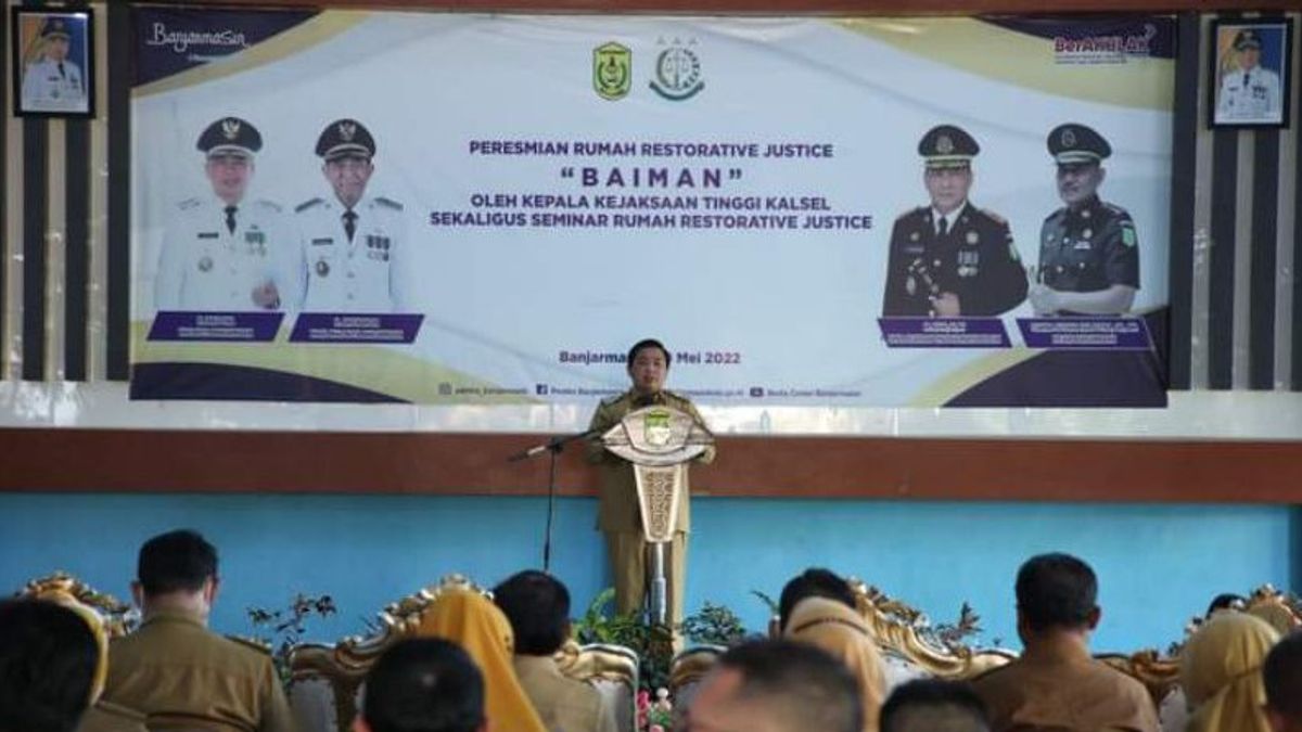 Mayor Of Banjarmasin Hopes Restorative Justice Can Bring New Hope For Justice