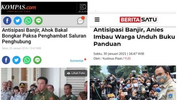 On Twitter, Netizens Compare Flood Anticipation During Ahok And Anies Period