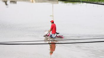 أمطار غزيرة، طريق بورونج السريع غمرته المياه بمتر واحد