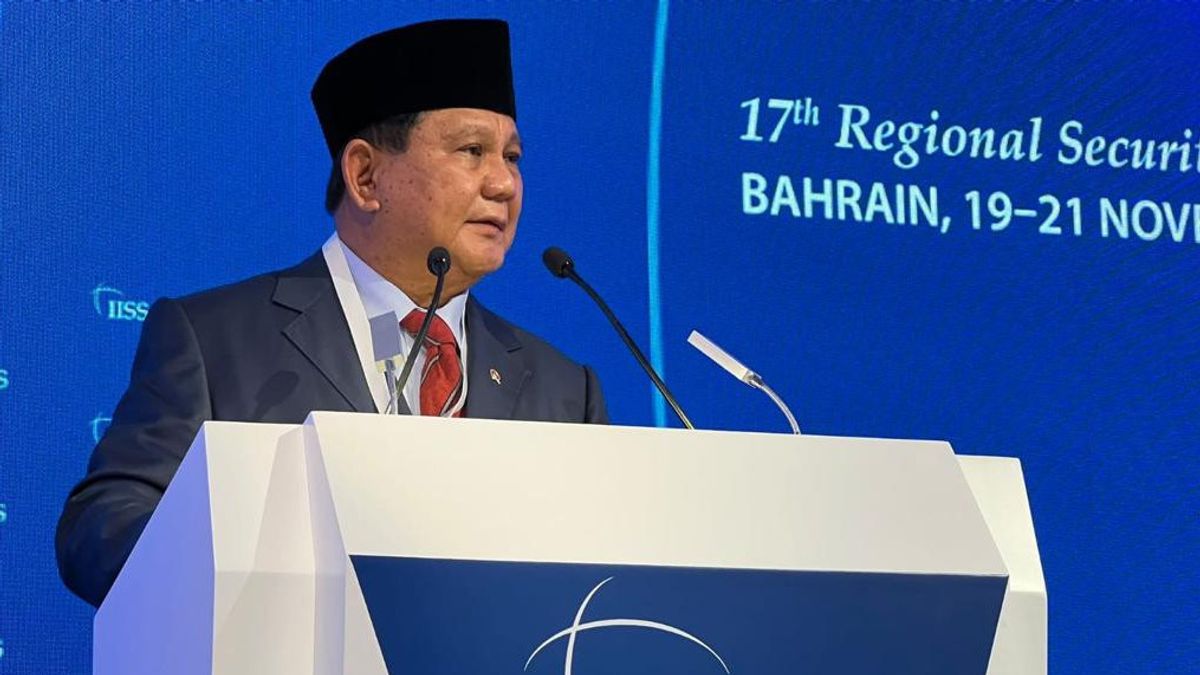 Pidato di Bahrain, Prabowo Tegaskan Komitmen Indonesia untuk Perdamaian Palestina