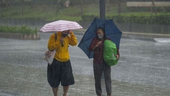 インドネシアのいくつかの地域での豪雨の早期警報