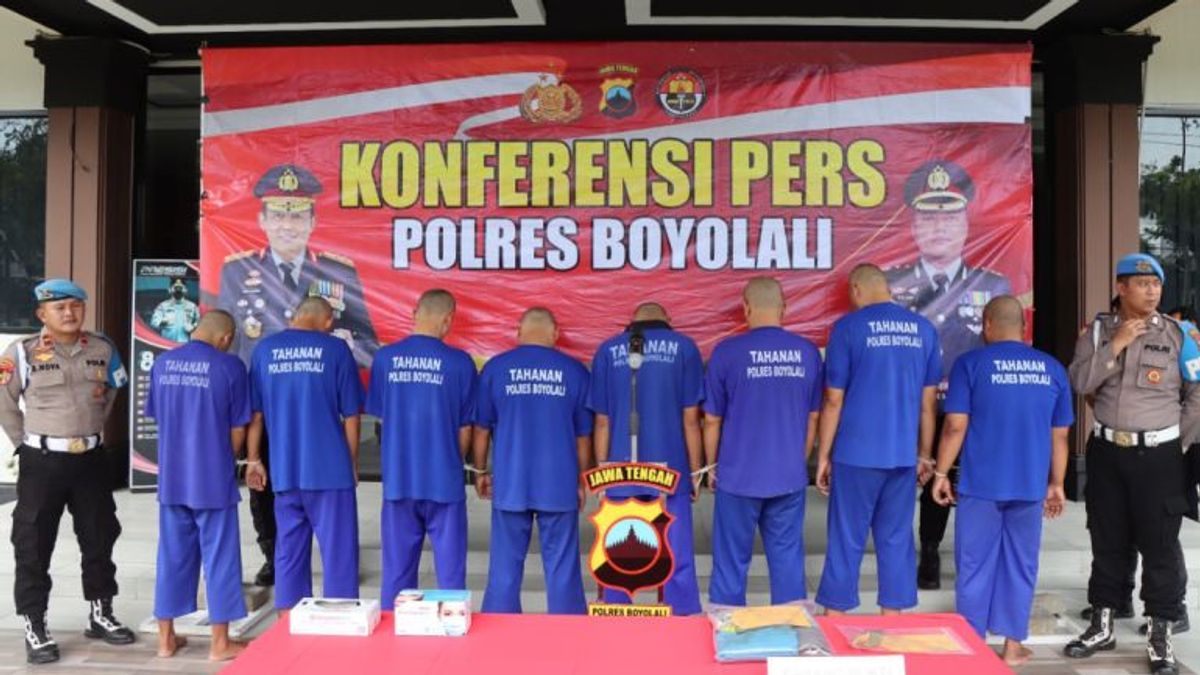 Head Of Diplontos, 8 Suspects Of Child Abuse In Boyolali Arrested By Police