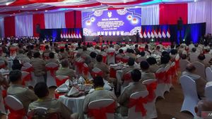 Prabowo和Try Sutrisno One Table in Halalbihalal Purnirwan