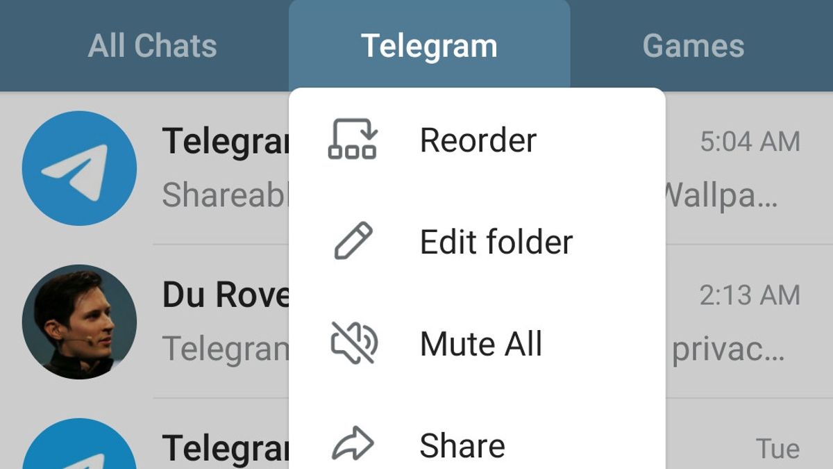 advance feature of telegram