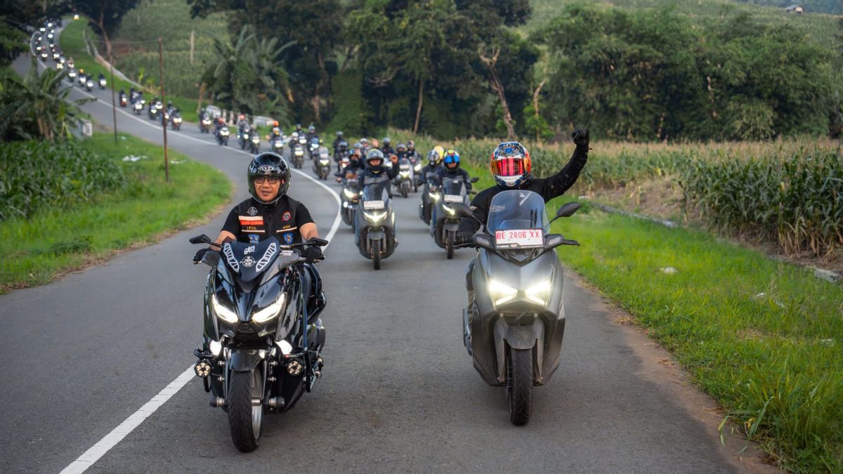 Keseruan MAXI Tour Boemi Nusantara Etape Lampung, Gabungkan Touring dan Wisata Alam