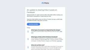 Meta Uji Coba Pembatasan Pembagian Tautan di Facebook bagi Pengguna Umum