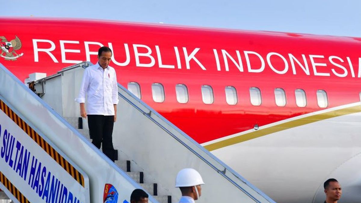 Le président Jokowi est arrivé à Sulawesi du Sud pour Kunker