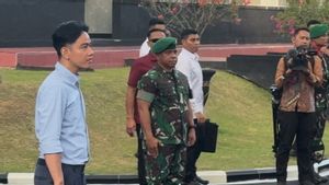 Vice President Gibran Arrived At The Magelang Military Academy Attending The Red And White Cabinet Retreat