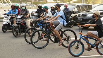 Dimanche Cyclistes Zone Spéciale à Jakarta Est Abolie