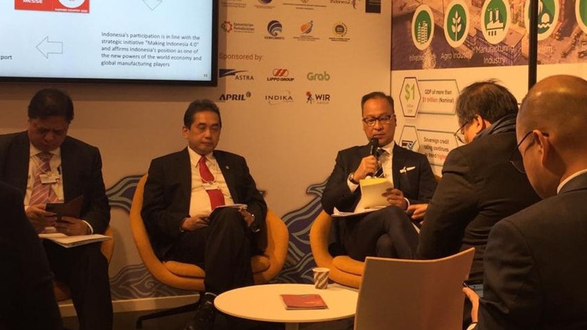 印度尼西亚在世界经济会议上展示的工业潜力