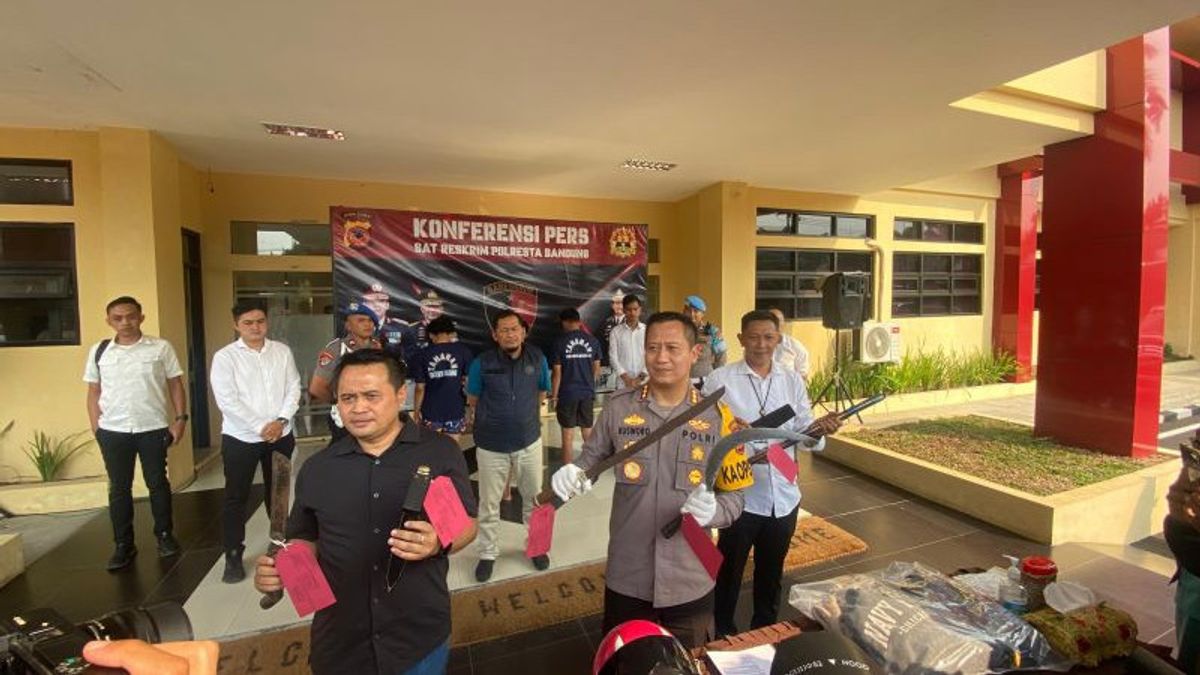 Bandung Police Arrest 4 Perpetrators Of Stabbing In Cicalengka