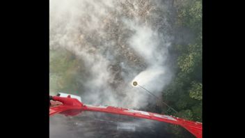 BNPB的目标是在Sarikmukti TPST进行3天的直升机水爆行动