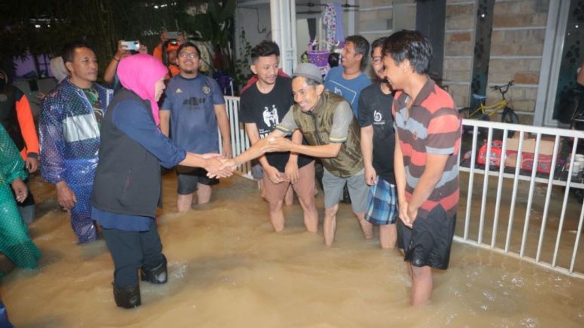 Tanggul Jebol, Banjir Rendam 4 Desa di Gresik