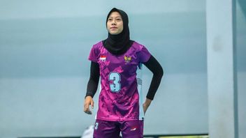 梅加瓦蒂·汉格斯特里(Megawati Hangestri)在韩国被钦佩的Jember的穆斯林排球运动员