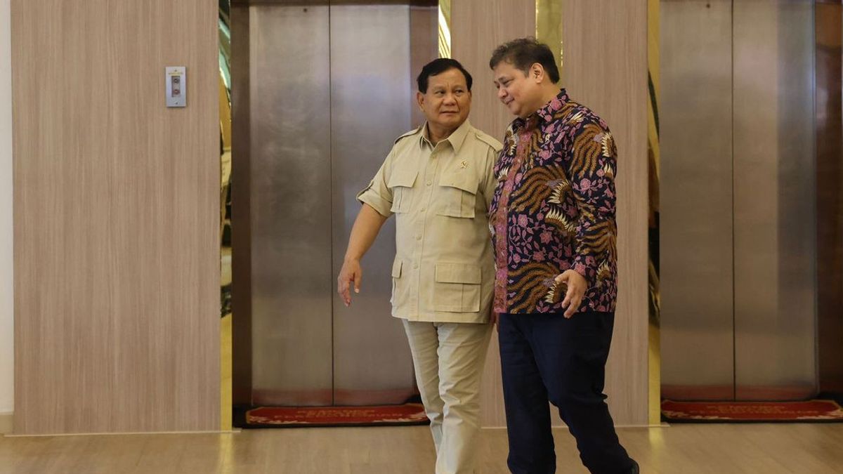Prabowo dan Airlangga Bertemu, Ketua Harian Gerindra: Koalisi dengan Golkar Terbuka Lebar
