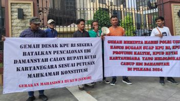 Gemah Demo, KPU Asked To Cancel Edi Damansyah's Candidacy In The Kukar Pilkada