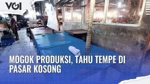 VIDEO: Mogok Produksi, Tahu Tempe di Pasar Kosong