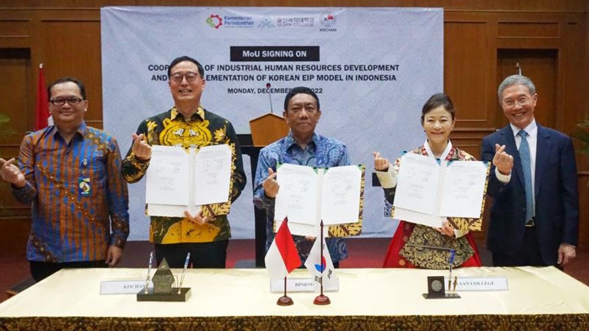 Kemenperin dan Korea Selatan Kerja Sama dalam Pengembangan SDM Industri