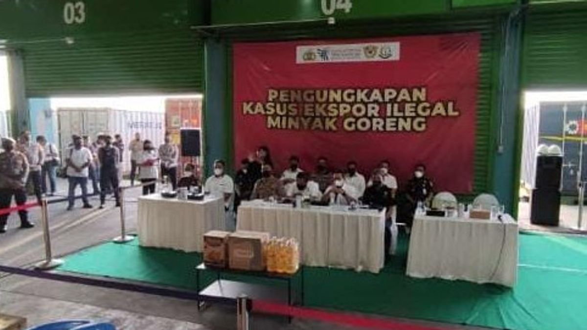 Exports Of 8 Containers Of Cooking Oil To Timor Leste Thwarted By The East Java Police And Customs