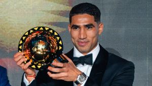 Achraf Hakimi Dinobatkan sebagai Pemain Terbaik Afrika Tahun Ini