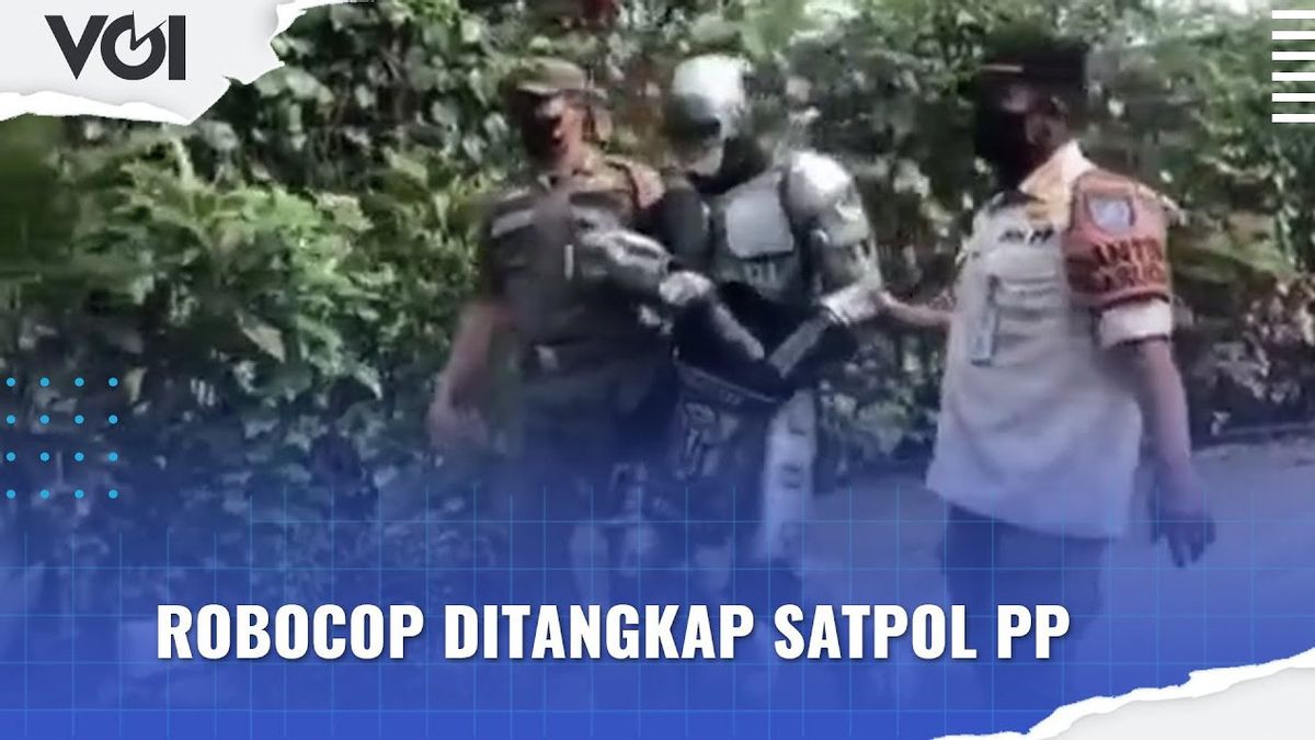 VIDEO: KW Robocop Arrested By Depok Satpol PP
