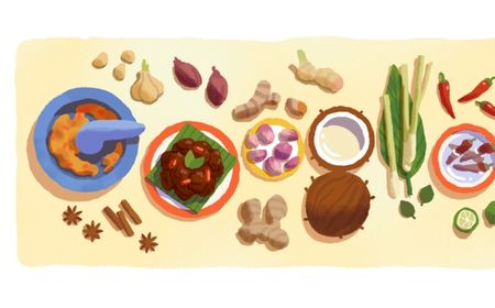 Google Doodle Hari Ini Rayakan Hari Rendang, Masakan Nasional dari Sumbar