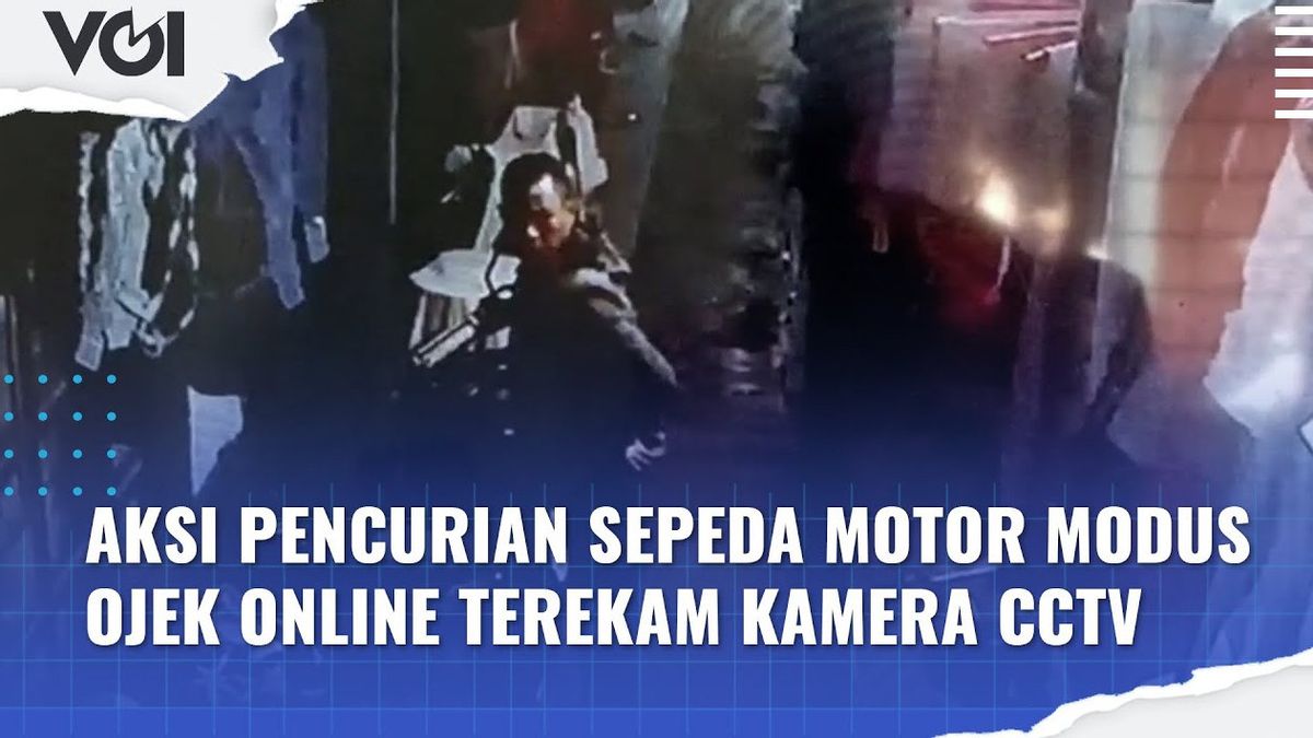 VIDEO: Beware, Here's How To Theft Motorcycles In Online Ojek Mode