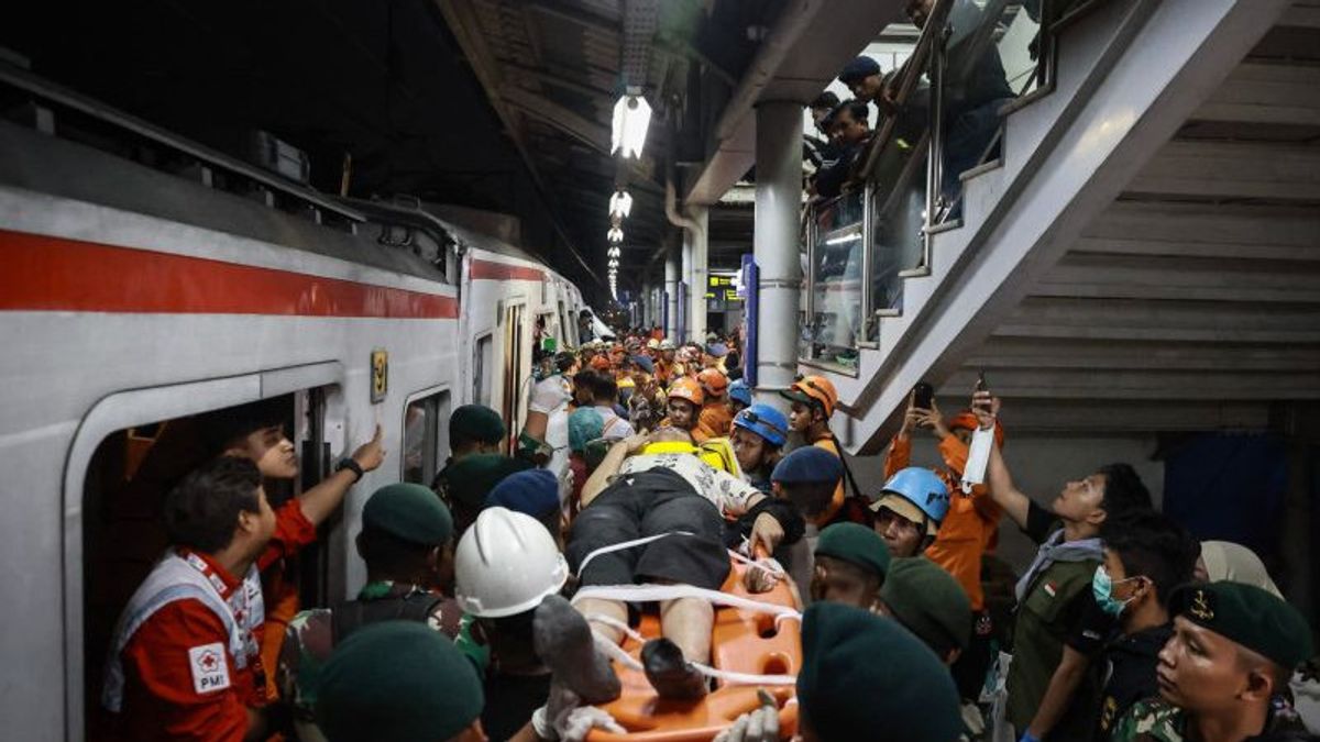 Update Korban Tabrakan KA di Bekasi, 7 Tewas dan 81 Luka-luka