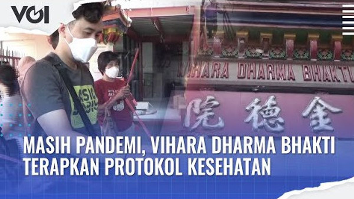 VIDEO: Jelang Perayaan Tahun Baru Imlek, Vihara Dharma Bhakti Terapkan Protokol Kesehatan