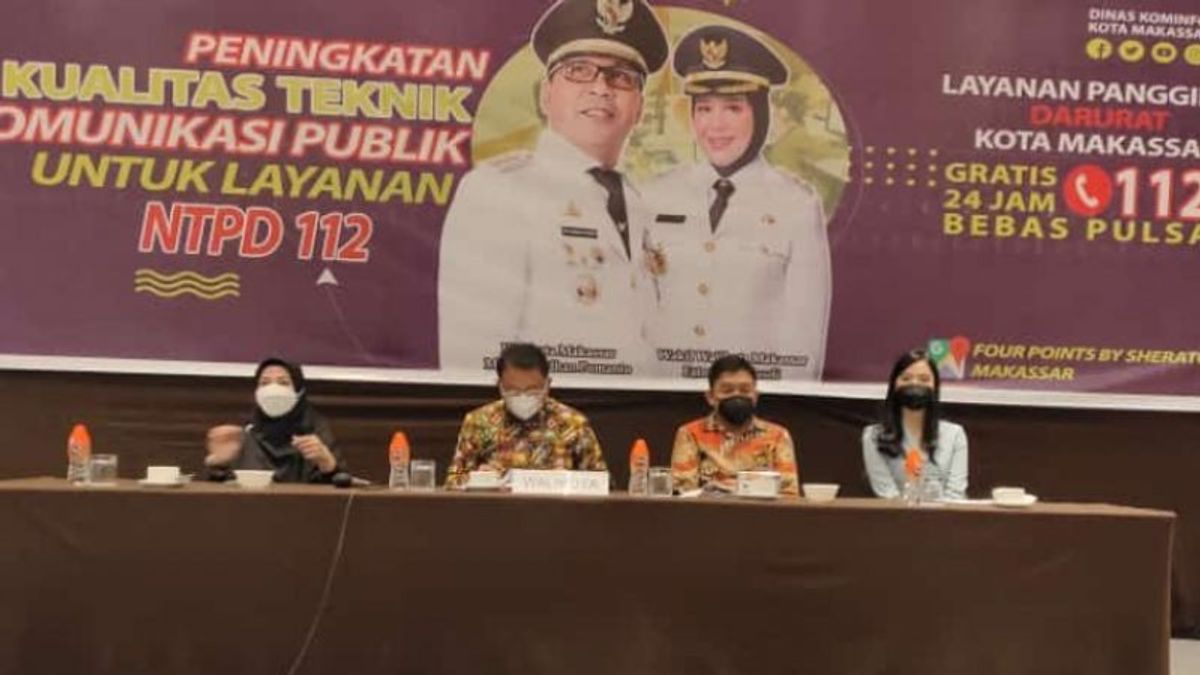Tingkatkan Layanan untuk Masyarakat, Pemkot Makassar Berikan Pembekalan untuk Operator Panggilan Darurat 112