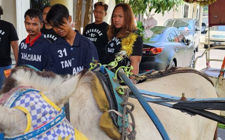 Pemilik Pergi Salat, Delman Terparkir Hilang Dicuri Bapak dan Anak di Semarang