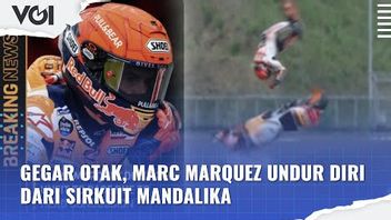 فيديو: ارتجاج، مارك ماركيز ينسحب من سباق مانداليكا للدراجات النارية 2022