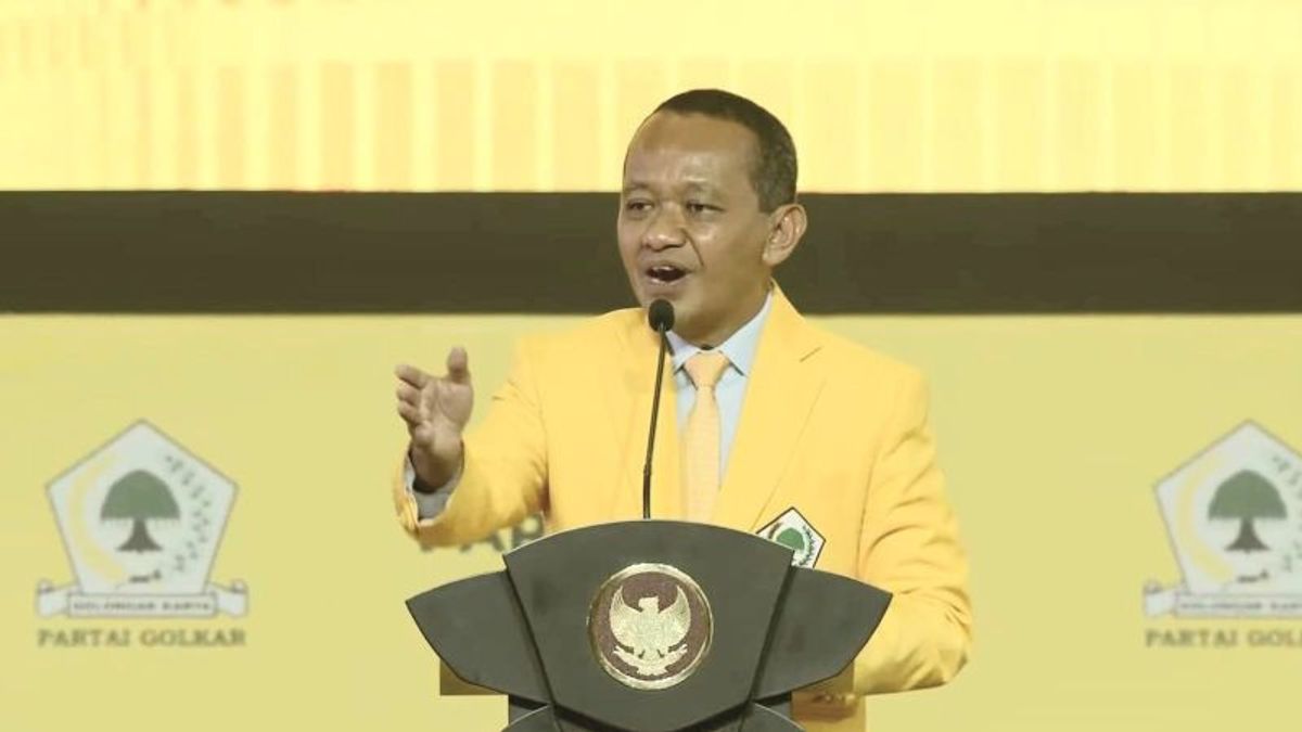 Bahlil annoncera demain après-midi la structure de gestion du DPP du parti Golkar