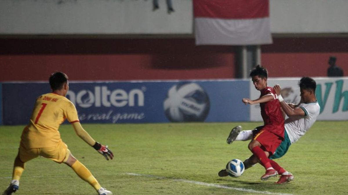 Champion! Indonesian U-16 National Team Enthroned In The AFF Cup After Beating Vietnam 1-0