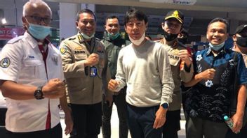 Shin Tae-yong Arrived In Jakarta