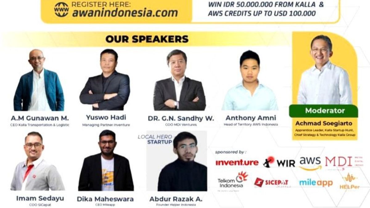 Management Of Jusuf Kalla's Family-Owned Company Explores The Potential Of The Transportation And Logistics Ecosystem Through The 7th Startup Hunt