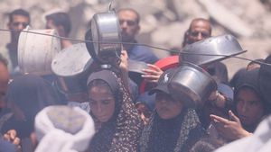 Israel Terus Menyerang Kota Gaza, Penduduk Panik Tinggalkan Kamp Pengungsi