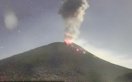 Gunung Ili Lewotolok Erupsi, Lontaran Abu hingga 1.000 Meter