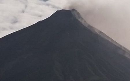 Guguran Lava Karangetang Mengarah ke Kali Batuawang-Kahetang