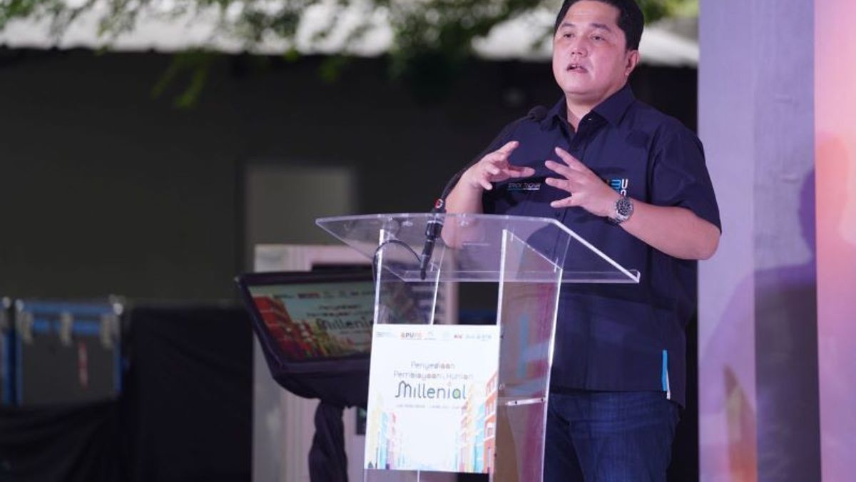 <i>One Stop Solution</i> Pemenuhan Kebutuhan Rumah Milenial, Erick Thohir: BTN Harus Bersinergi dengan Berbagai BUMN