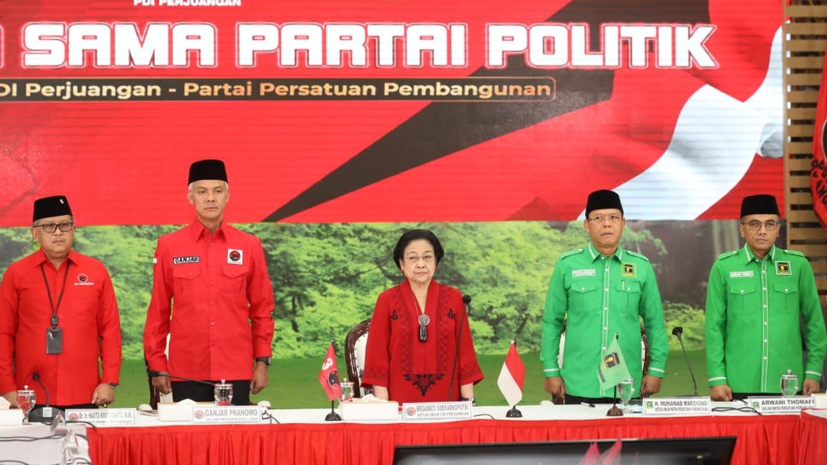 Pastikan Dukung Ganjar Pranowo di Pilpres 2024, PPP Serahkan Hasil Rapimnas ke PDIP