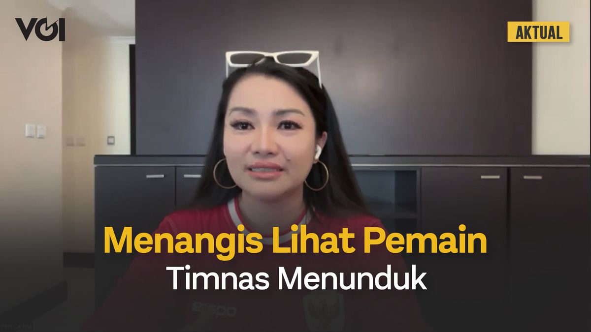 VIDEO: Nonton Langsung, Fitri Carlina Menangis Lihat Pemain Timnas U23 Tertunduk Usai Melawan Uzbekistan