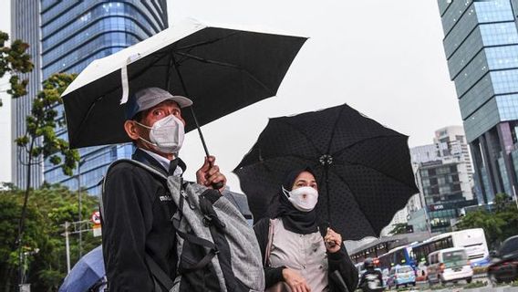 ar, ce matin, la pluie a été effectuée à Jaksel et Jaktim, dans d'autres zones inondées.