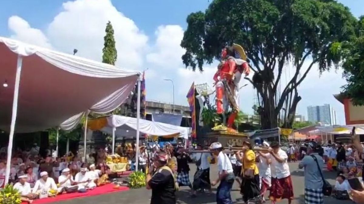 Nyepi Day, Hindus In DKI Hold The Great Tawur Kesanga Ceremony