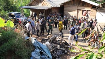 Series Of Terrors Destruction Of Houses And Burning Of Vehicles For Residents Of Mulyorejo Jember, 60 Brimob Personnel From The East Java Police Secure The Location