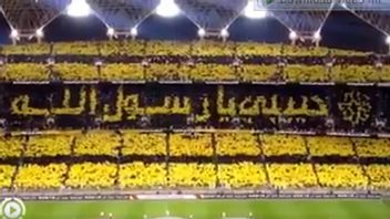 Viral Video Suporter Liga Jerman Kenakan Jersey Kuning Bentuk Formasi Rasulullah saat Maulid Nabi, Seperti Apa Faktanya? 