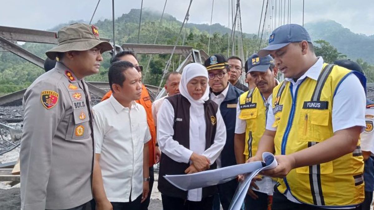 Pemprov Prioritaskan Rekonstruksi Jembatan Rusak Akibat Lahar Dingin Semeru